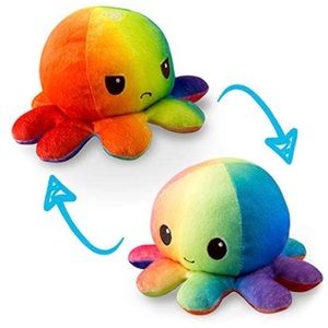 Rainbow reversible octopus